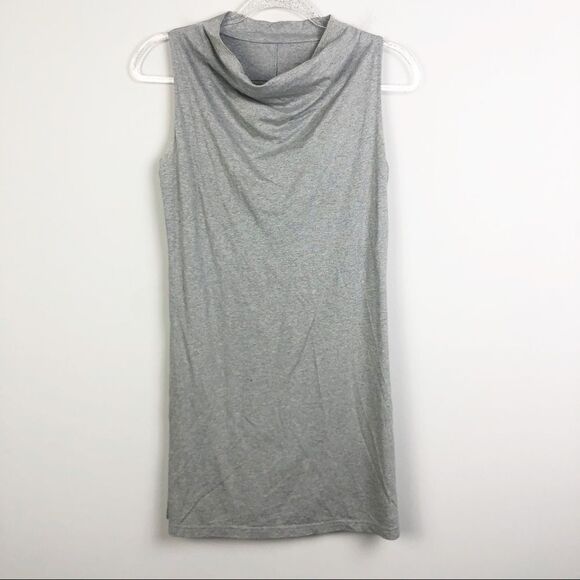 PATAGONIA | Gray Drape Neck Sleeveless Tunic Length Dress Women’s Size Small - Picture 1 of 8